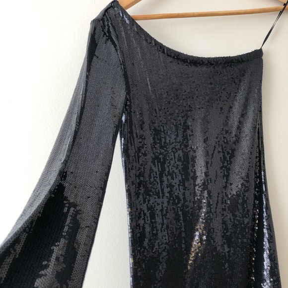 💥🔥STUNNING 🔥💥sequin one-shoulder dress - Picture 4 of 8